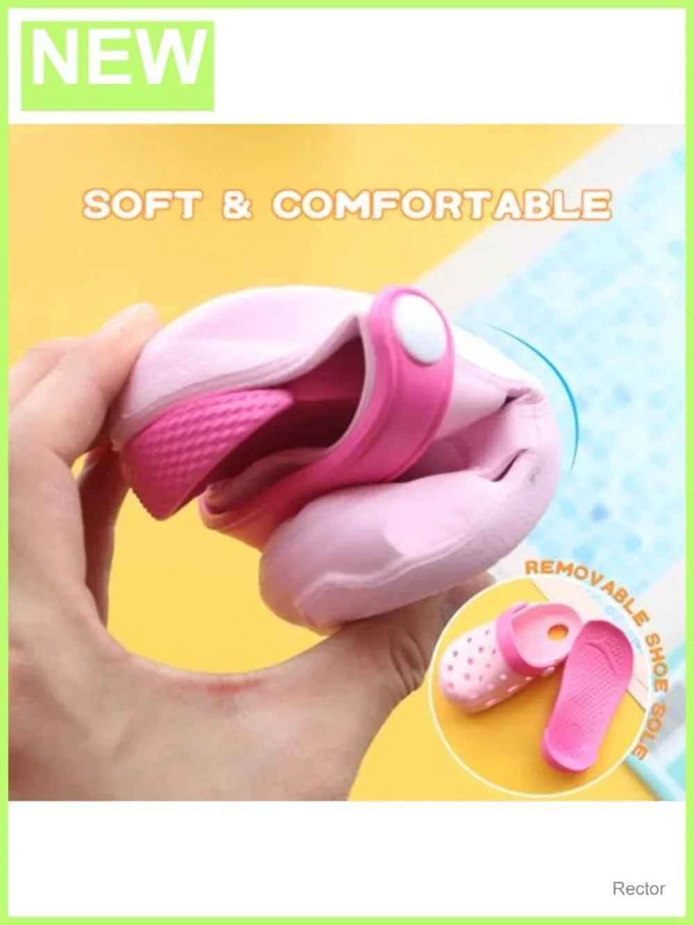 OWIF Kids Toddler Clogs Slip On Water Shoes EVA Sandals Unisex